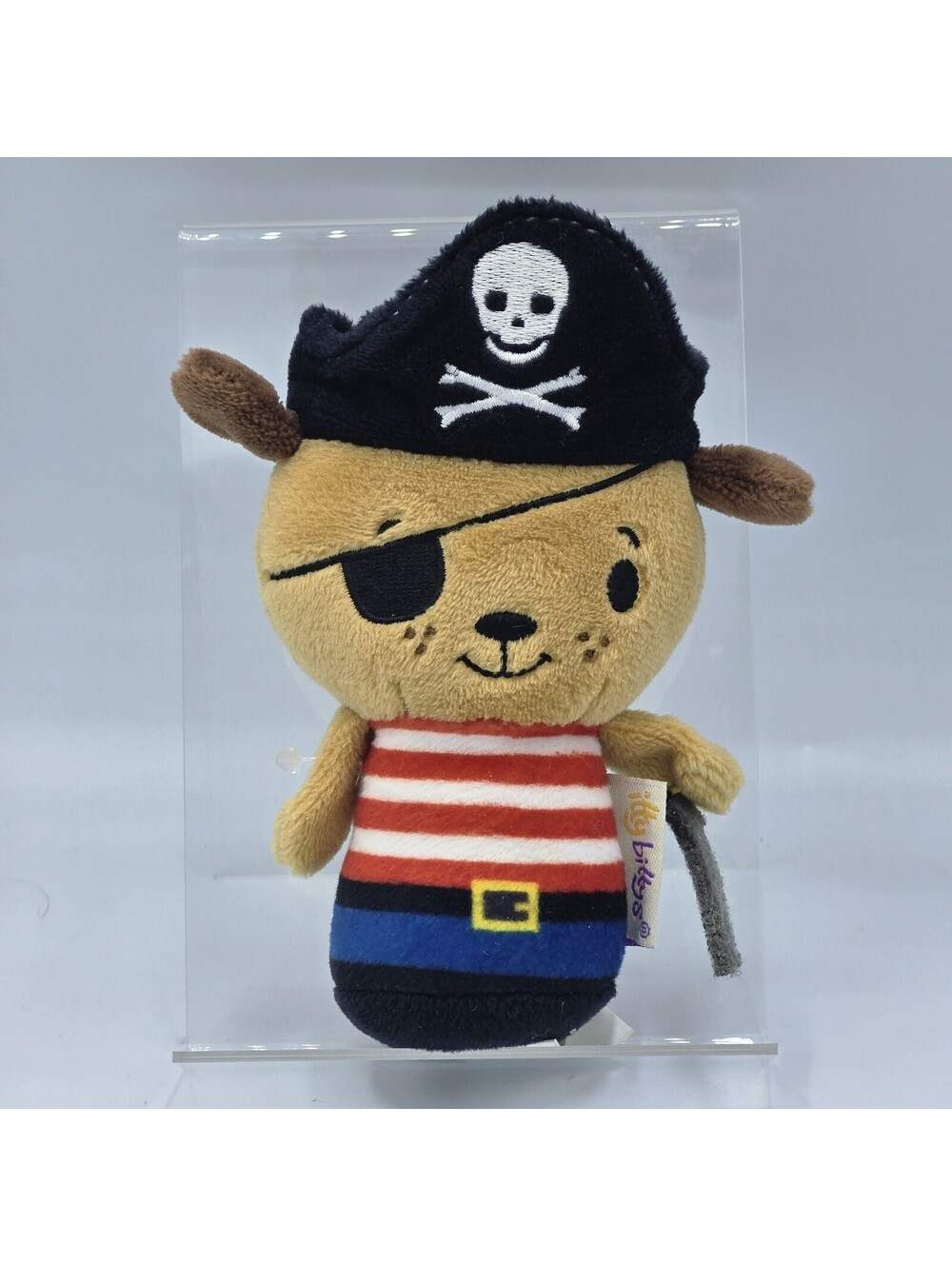 Hallmark Itty bittys Pirate Party Pup Plush Stuffed Mini Toy Dog Puppy Skull